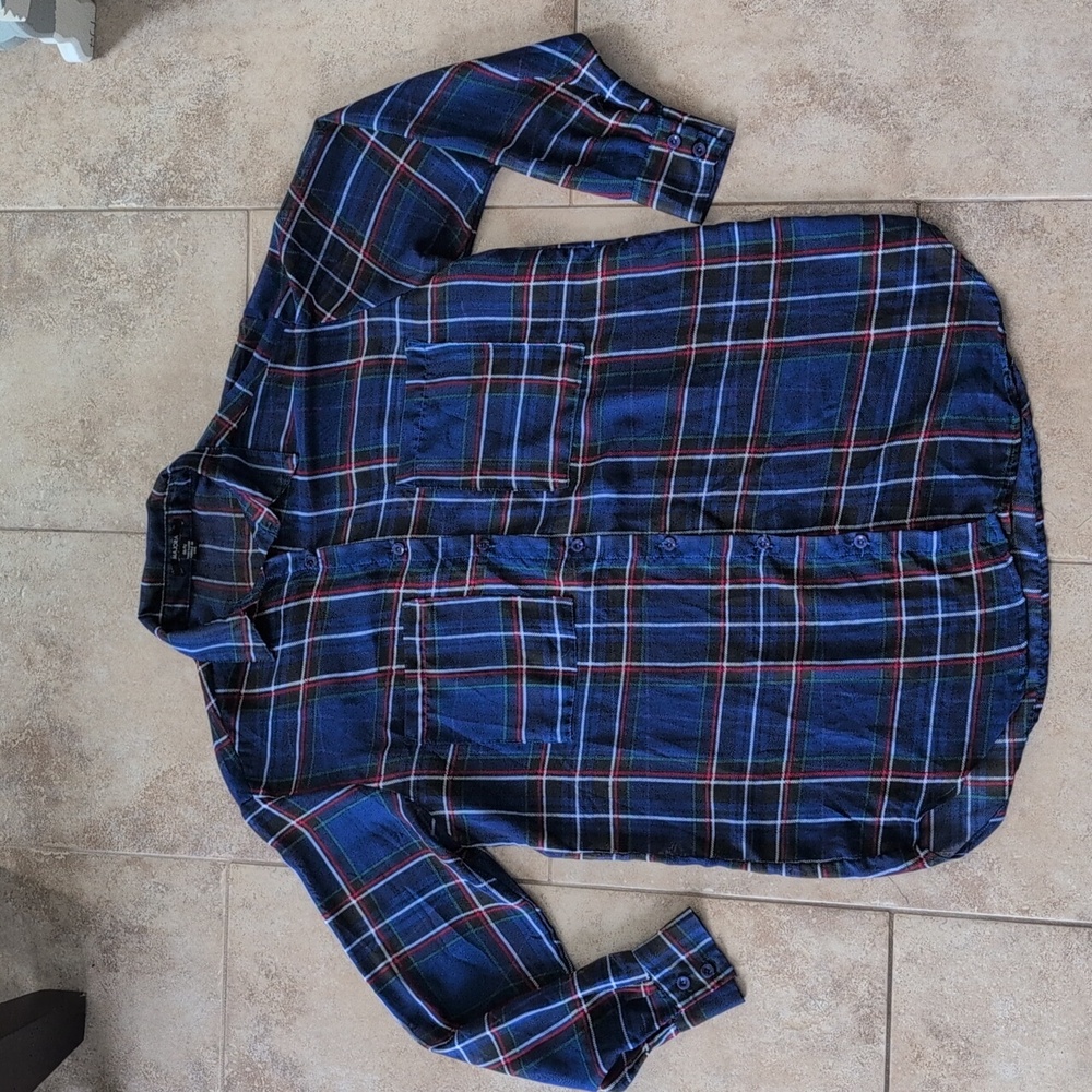 Majora Plaid Sheet Shirt